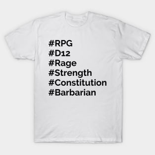 Barbarian Hashtag T-Shirt